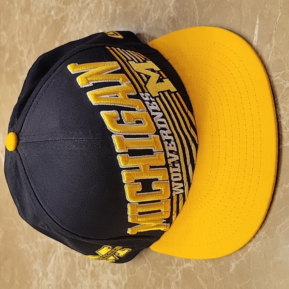 New Era. UofM Wolverines Gold & Blue Baseball Cap, OSFM